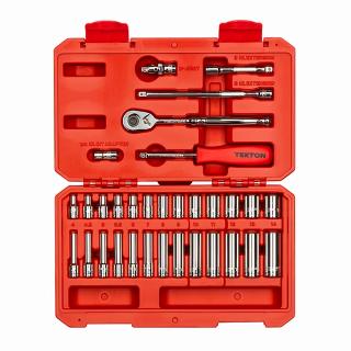 Tekton 1/4 Drive 4-14mm Metric Socket Set